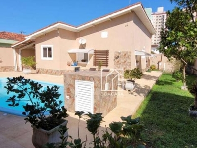 Casa com 3 dormitórios à venda, 140 m² por r$ 1.000.000,00 - balneário flórida - praia grande/sp