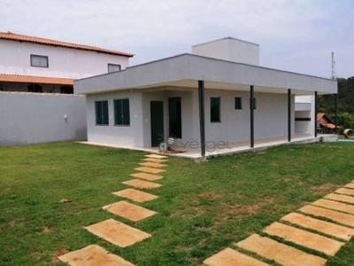 Casa com 3 dormitórios à venda, 145 m² por r$ 850.000 - condomínio vale do luar - jaboticatubas/mg