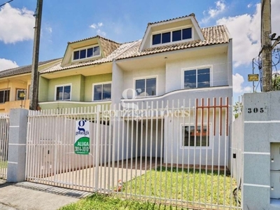 Casa com 3 quartos para alugar na rua jorge de poli, 305, xaxim, curitiba, 123 m2 por r$ 2.400