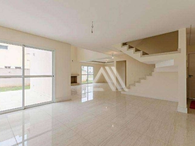 Casa em condomínio de alto padrão com 04 dormitórios à venda, 382 m² por r$ 2.440.000 - santa felicidade - curitiba/pr