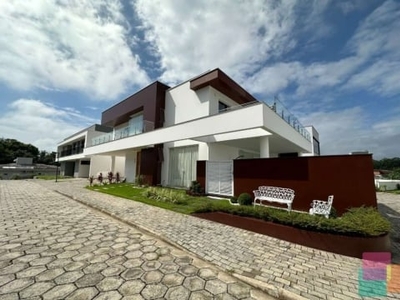 Casa em condomínio fechado com 4 quartos à venda na rua adalberto schmalz, 0, glória, joinville por r$ 2.280.000