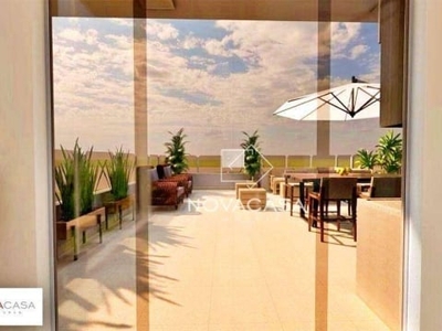 Cobertura com 3 dormitórios à venda, 154 m² por r$ 989.000,00 - santa branca - belo horizonte/mg