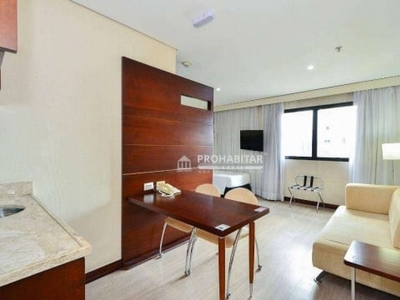 Flat com 1 dormitório à venda, 28 m² por r$ 220.000,00 - chácara santo antônio - são paulo/sp