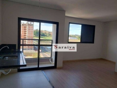 Flat com 1 dormitório à venda, 36 m² por r$ 320.000,00 - chácara peccioli - jaú/sp