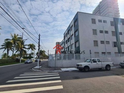 Kitnet com 1 dormitório à venda, 33 m² por r$ 170.000,00 - tupi - praia grande/sp
