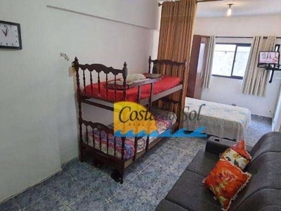 Kitnet com 1 dormitório à venda, 35 m² por r$ 160.000,00 - vila guilhermina - praia grande/sp