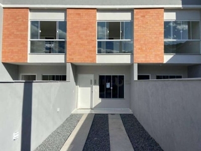 Sobrados com duas suítes à venda, 84 m² por r$ 310.000 - ponta aguda - blumenau/sc