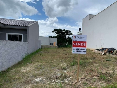 Terreno à venda em são marcos, campo largo por r$ 104.900