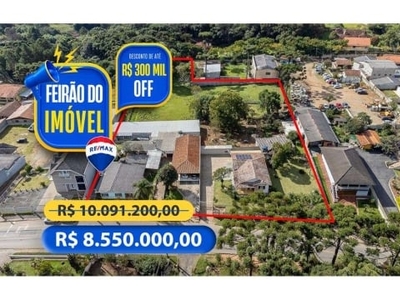 Terreno com 9.500 m² à venda por r$ 8.550,000,00 - santa felicidade, curitiba/pr