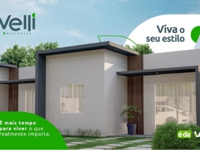 Velli residencial - casas soltas em condomínio de 2 e 3 quartos