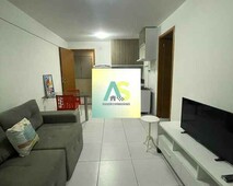 Apartamento quarto e sala a venda mobiliado em Boa Viagem, Oportunidade