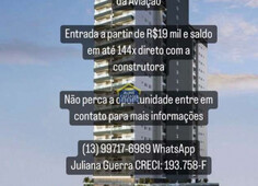 Flat com 1 quarto à venda na Avenida Presidente Castelo Branco, 6564, Aviação, Praia Grande, 37 m2 por R$ 320.133