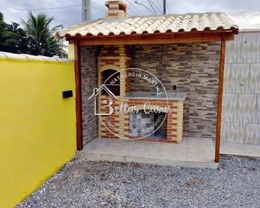 Bela casa a venda de 1 quarto com área gourmet em Unamar, Tamoios - Cabo Frio - RJ