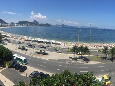 3 QUARTOS FRENTE MAR COM MUITO ESTILO -- COPACABANA - POSTO 6