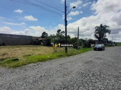 Amplo terreno próximo de área industrial em araquari.