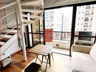 Apartamento à venda 1 quarto, 1 suite, 1 vaga, 50m², jardim paulista, são paulo - sp
