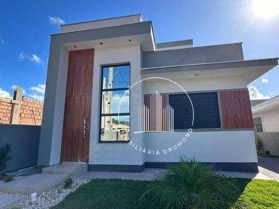 Casa à venda, 85 m² por r$ 565.000,00 - caminho novo - palhoça/sc
