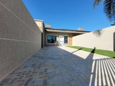 Casa com espaço de terreno em capela velha - araucária