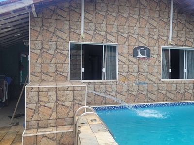 Casa para Temporada com Piscina na Praia Grande completa