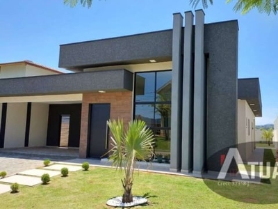 Casa térrea à venda em condomínio fechado figueira garden, atibaia, sp