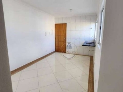 Cobertura com 2 dormitórios à venda, 42 m² por r$ 370.000 - vila humaitá - santo andré/sp