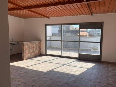 Cobertura com 3 dormitórios à venda, 76 m² por r$ 570.000,00 - vila camilópolis - santo andré/sp