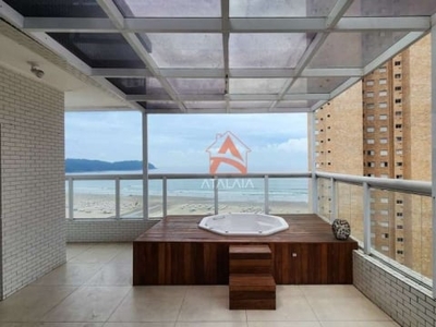 Cobertura com 3 quartos à venda na avenida presidente castelo branco, 15216, guilhermina, praia grande, 160 m2 por r$ 1.499.000