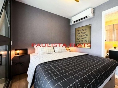 Flat com 1 quarto para alugar na rua joaquim floriano, itaim bibi, são paulo, 29 m2 por r$ 5.700