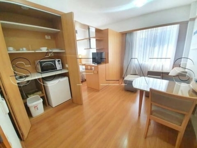 Flat no paulista classic com 1 dorm e 1 vaga de garagem nos jardins, disponível para locação.