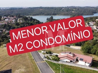 Terreno cond. fechado, prolongamento av. batel, represa do passaúna, alto padrão, campo comprido/campo largo.