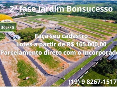 Terreno para venda em indaiatuba, jardim bom sucesso