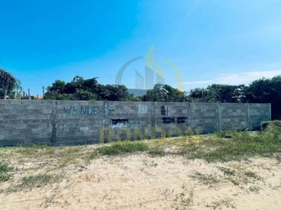 Terreno para venda em itanhaém, estância de santa cruz