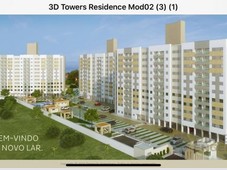 Apartamento 3D Towers; 78m2; 2 vagas cobertas