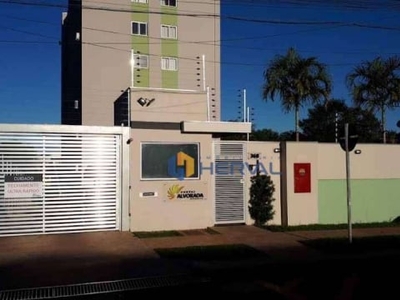 Apartamento com 2 dormitórios para alugar, 48 m² por r$ 1.250,00/mês - jardim alvorada - maringá/pr