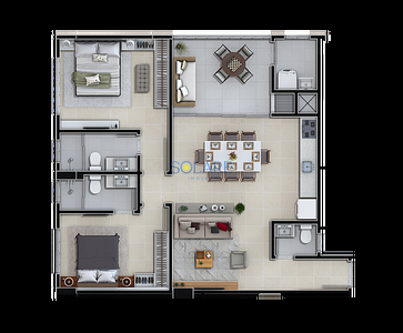 Apartamento com 2 dormitórios à venda, 2 m² por - R$ 680,000.00 - Gravatá - Navegantes/SC