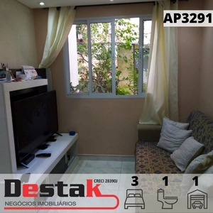 Apartamento com 3 dormitórios à venda, 78 m² por R$ 318.000,00 - Demarchi - São Bernardo do Campo/SP