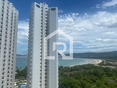 Apartamento com Amplo Terra?o Gourmet, Vista Mar, 4 Dormit?rios sendo 3 Su?tes - Tortugas, Enseada, Guaruj?