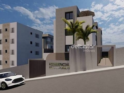 Apartamento com area privativa 2 Quartos um com suite no bairro Planalto, Regiao da Pampulha,