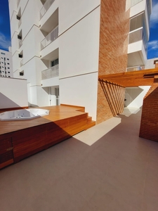 Apartamento com dois quartos com área externa e lazer na cobertura, a venda Praia do Morro, Guarapari, ES