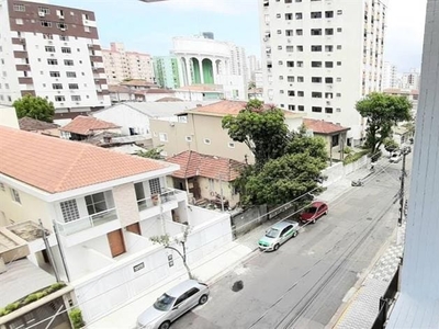 Apartamento de 118 m² com 3 dormitórios (1 suíte) e garagem fechada à venda, Aparecida, Santos, SP