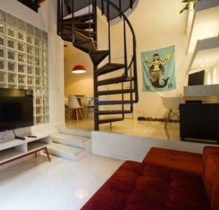 Apartamento duplex, 1 dormitórios, 1 vagas, 65m², à venda por R$ 850.000 Jardim Paulista - SP