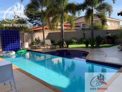 Casa com 4 dormitórios à venda, 418 m² por r$ 3.000.000,00 - flamboyant residencial park - uberaba/mg