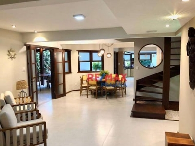 Casa com 6 dormitórios para alugar, 380 m² por r$ 3.000,00/dia - praia do forte - mata de são joão/ba