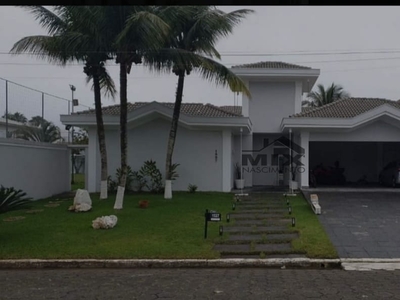 Casa Terrea à venda e para locação, 7 suites, 5 vagas de garagem, area gourmet, piscina, Condominio Jardim Acapulco, Guarujá, SP