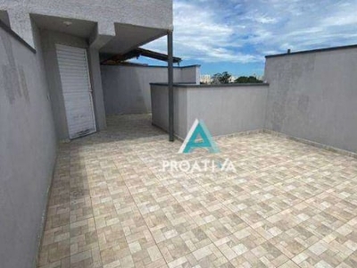 Cobertura com 2 dormitórios à venda, 76 m² por R$ 289.000,06 - Vila Príncipe de Gales - Santo André/SP