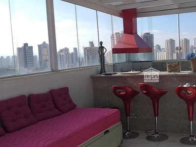 Cobertura Duplex com 3 dormitórios à venda, 130 m² por R$ 850.000 - Tatuapé - São Paulo/SP