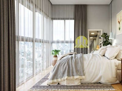 Duplex à venda 2 Quartos, 2 Suites, 2 Vagas, 91.71M², Água Verde, Curitiba - PR | Bloom Urban Habitat