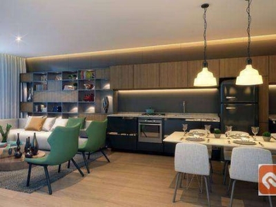 Flat com 1 dormitório à venda, 76 m² por r$ 894.515,00 - barro preto - belo horizonte/mg