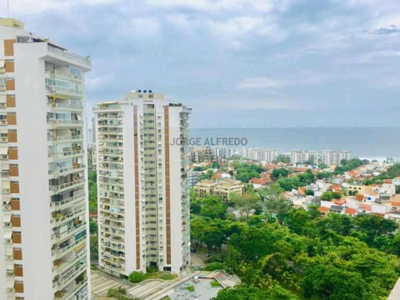 Flat com 1 quarto para alugar na avenida gastão senges, barra da tijuca, rio de janeiro, 38 m2 por r$ 1.800