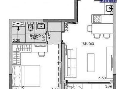 Loft com 1 dormitório à venda, 48 m² por r$ 899.000,00 - indianópolis - são paulo/sp